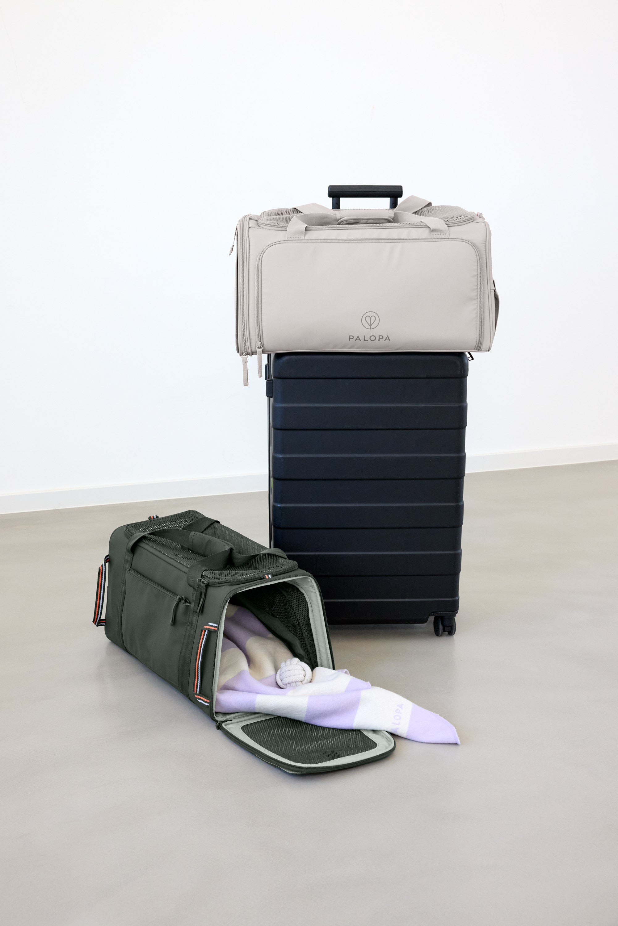 PALOPA Travel Carrier Bag Benno Taupe