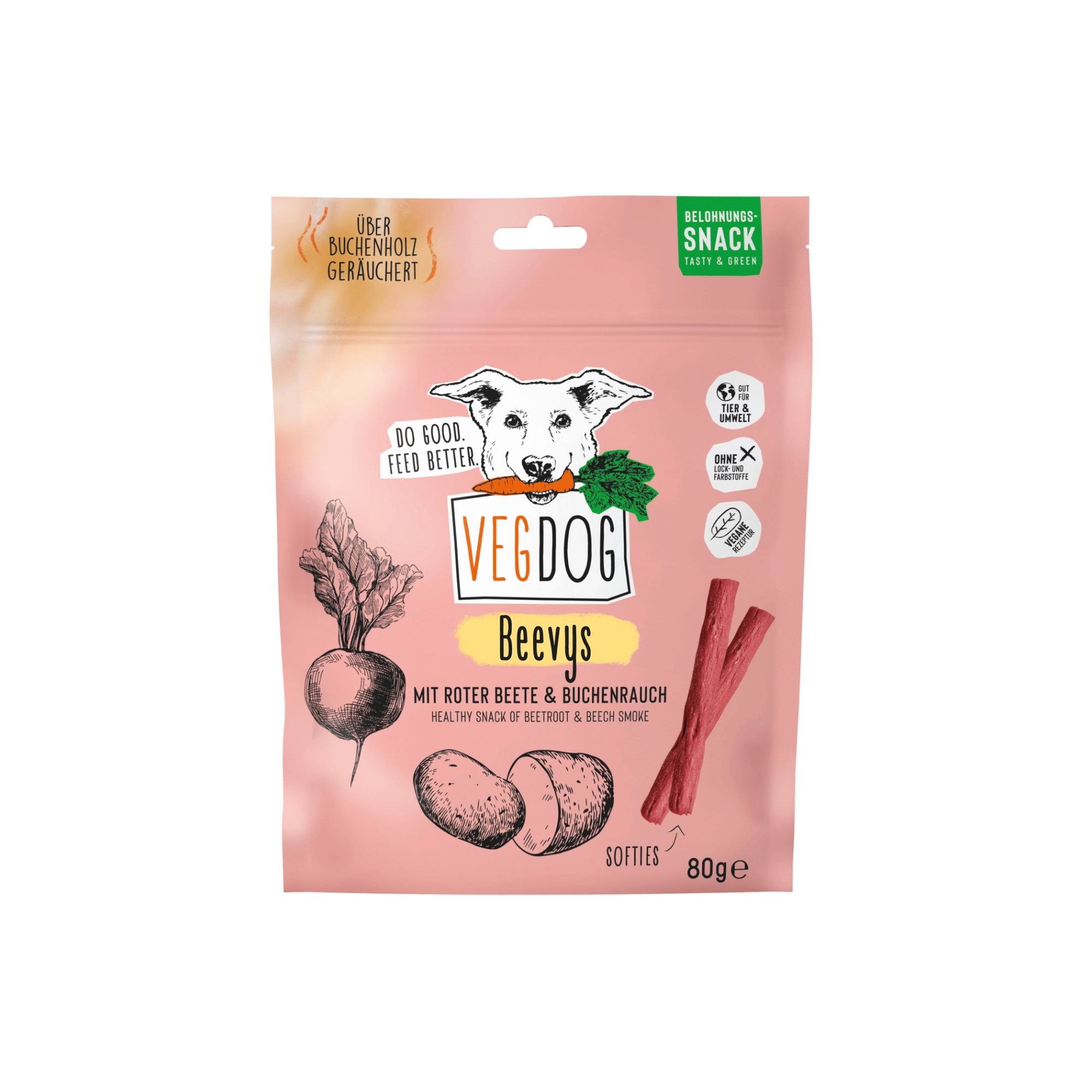 VEGDOG Beevys Hundesnack vegan Hundeleckerlis vegan Hundesnack gesund