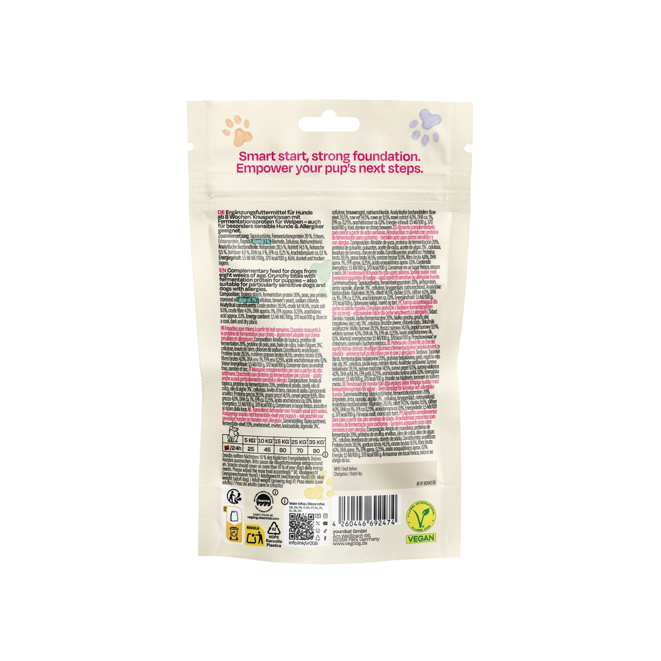 VEGDOG Brainy Bites Vegane Hundesnack