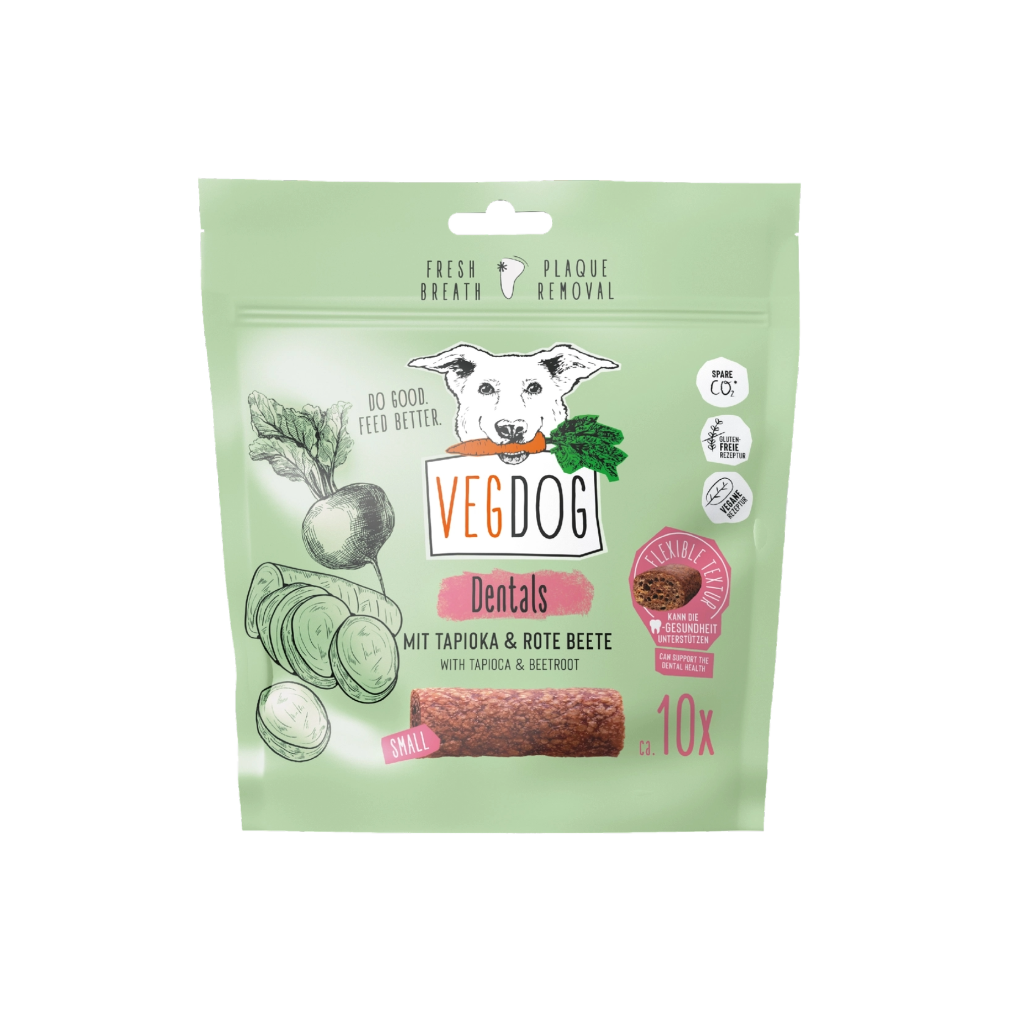 VEGDOG Dentals Zahnpflege Hund Kausnack vegan