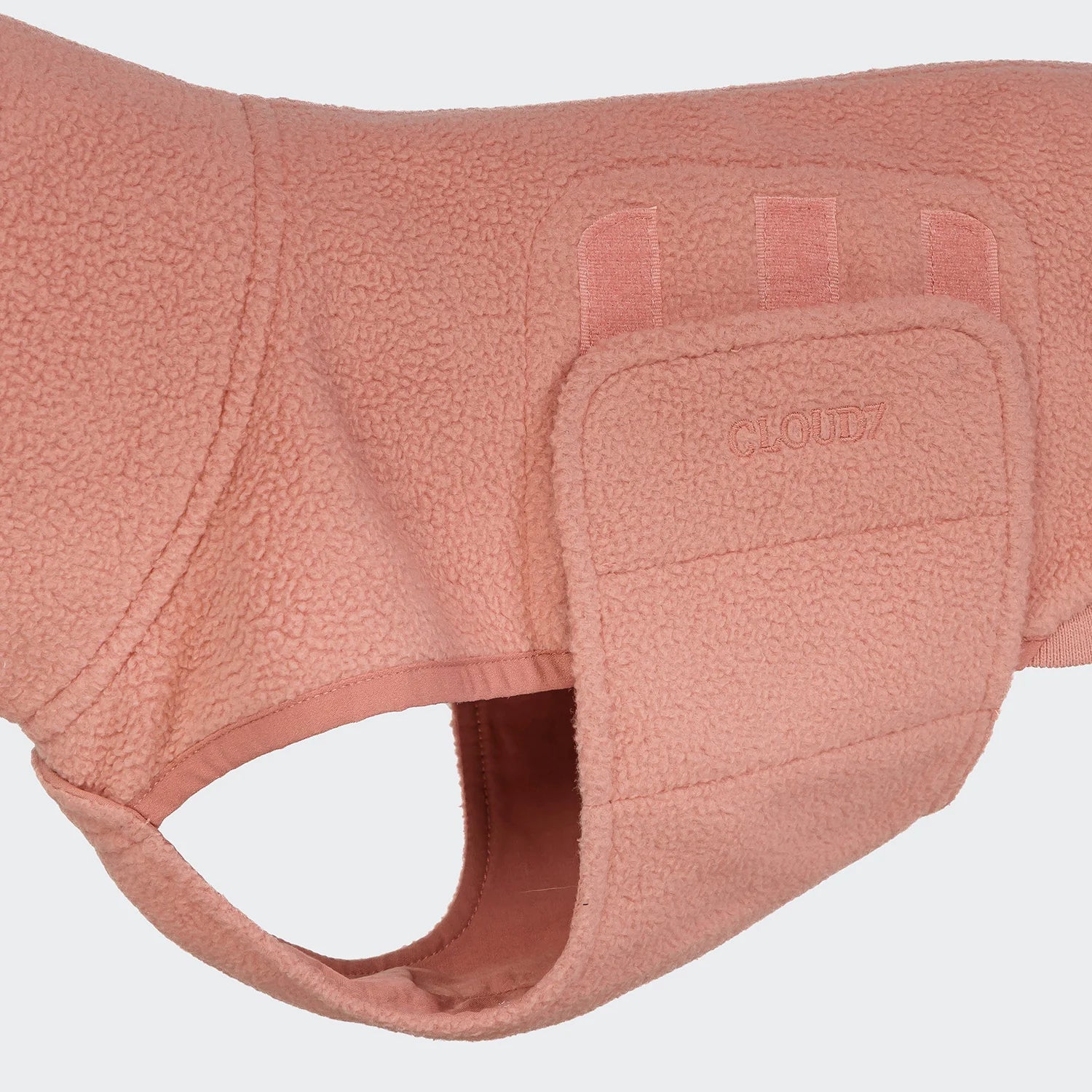Cloud7 Hundepullover Fleece Faded Rose - neue Version Hundemantel warm wasserabweisend