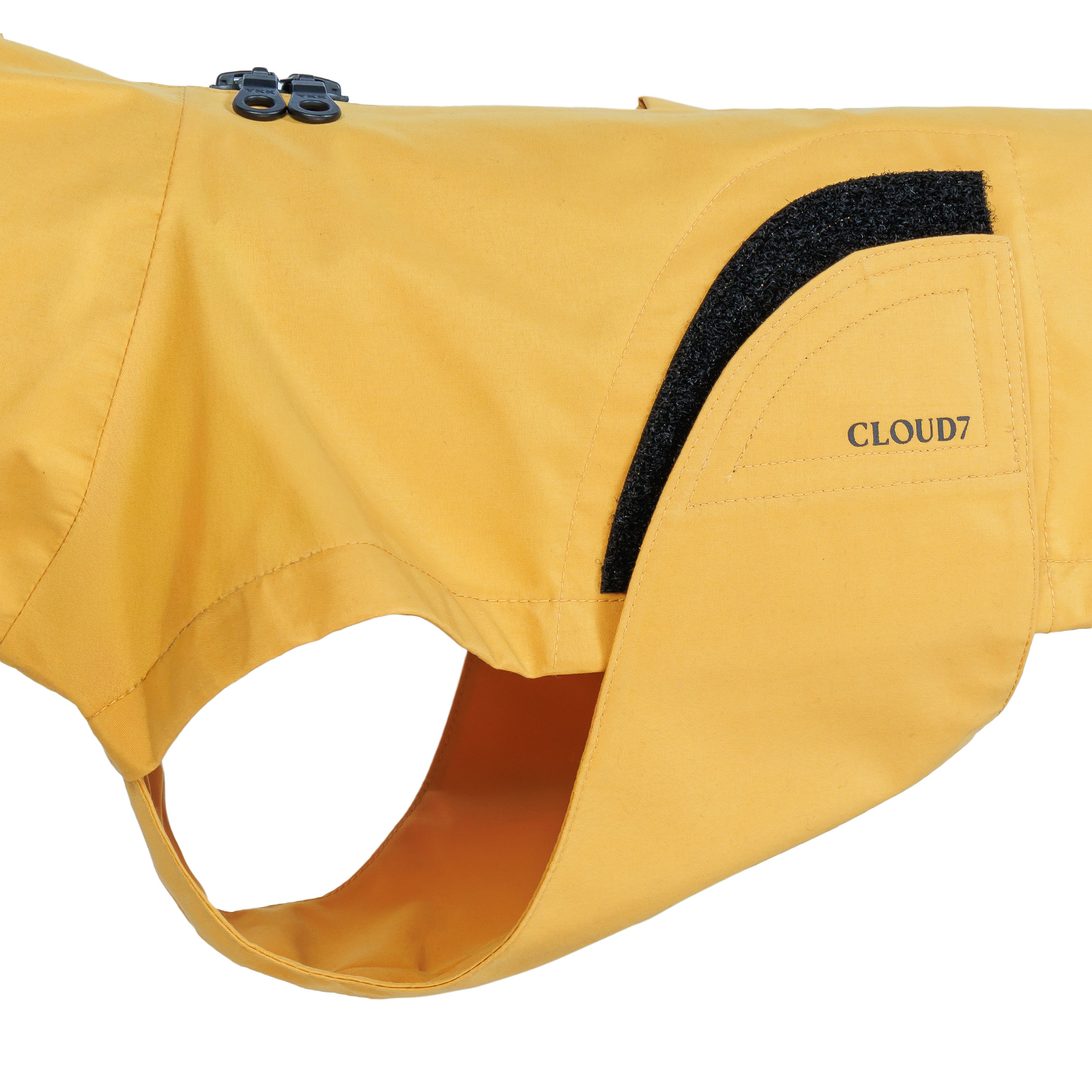 Cloud7 Hunderegenmantel DACKEL Dublin 2.0 Yellow Regenmantel Dackel wasserabweisend