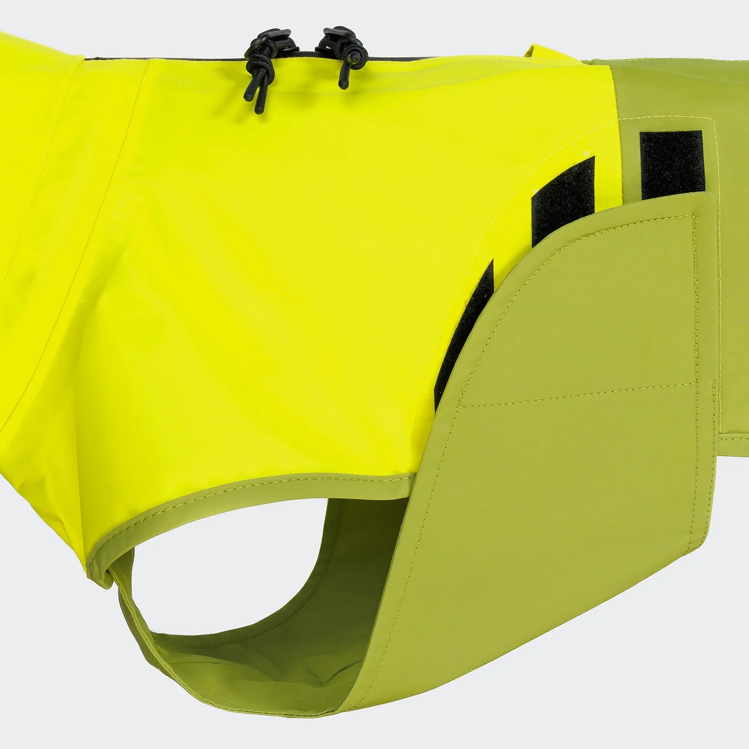 Cloud7 Hunderegenmantel Dackel Aktiv Neon Green Light Olive Regenmantel für Dackel