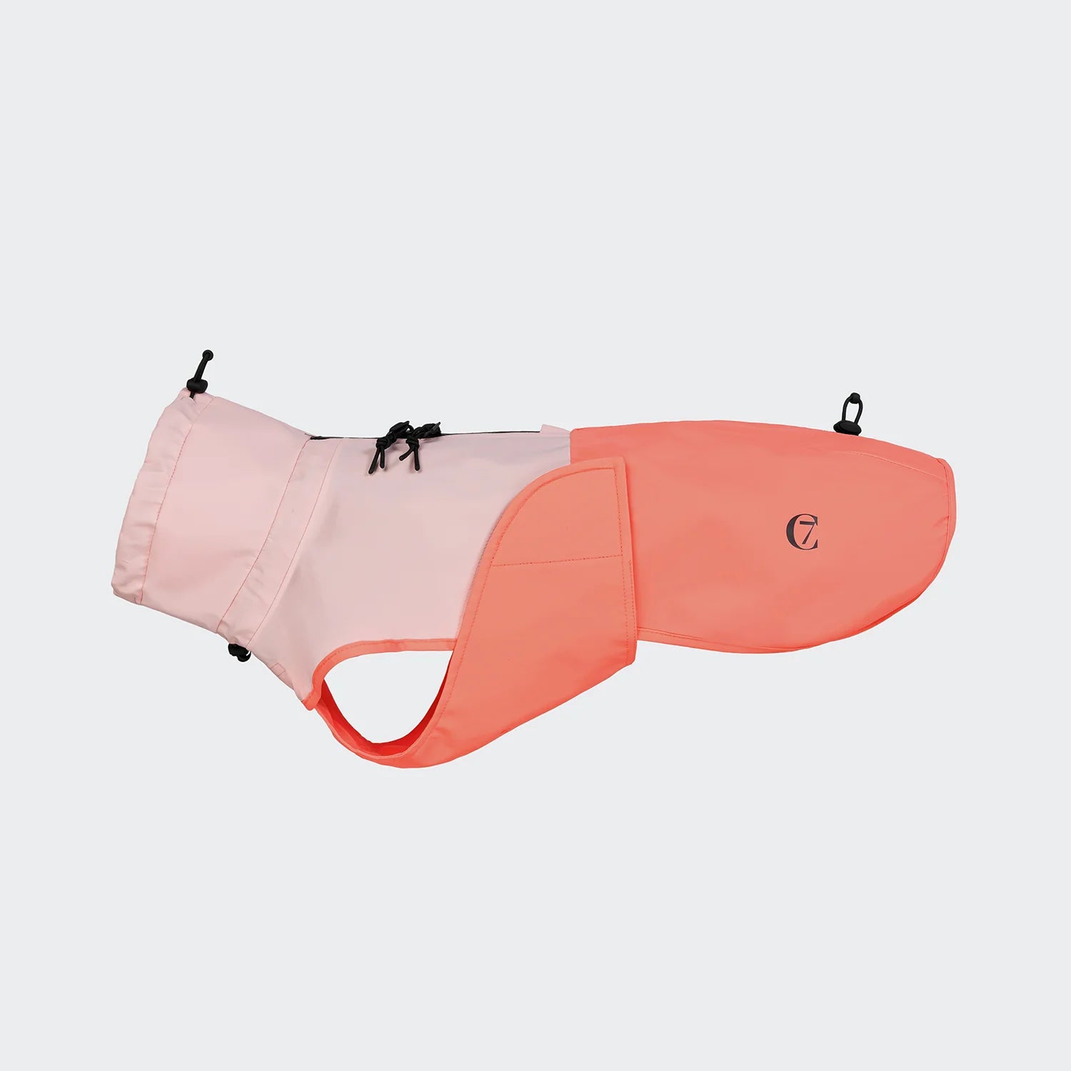 Cloud7 Hunderegenmantel Dackel Aktiv Peach Neon Pink Regenmantel für Dackel
