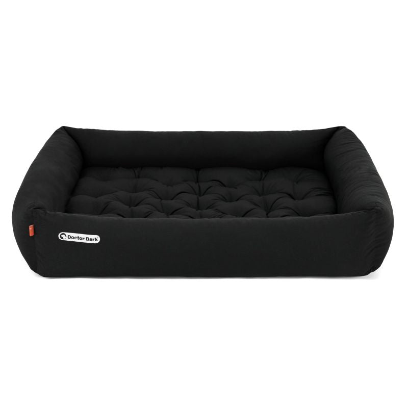 Doctor Bark Orthopädisches Hundebett Schwarz Hundebett waschbar