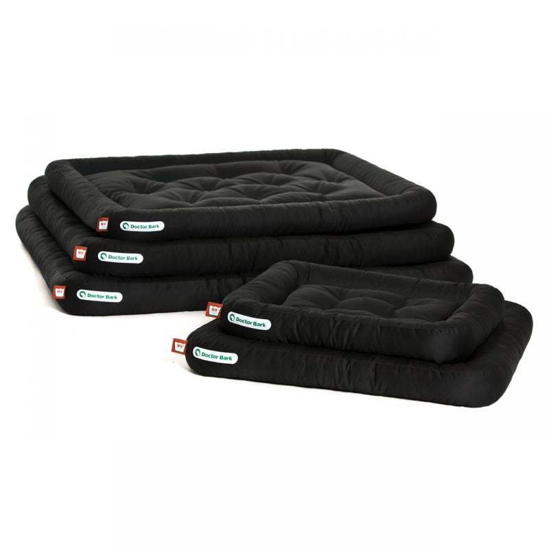 Doctor Bark Orthopädisches Lounge Kissen Schwarz Hundekissen Outdoor 