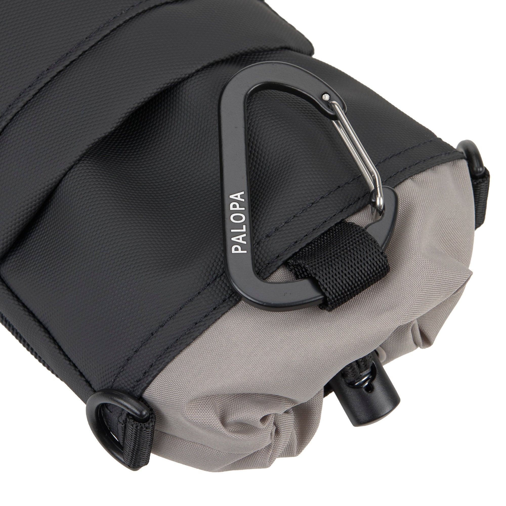 PALOPA Flaschen- und Leckerlitasche Boudi Schwarz Gassibag waschbar