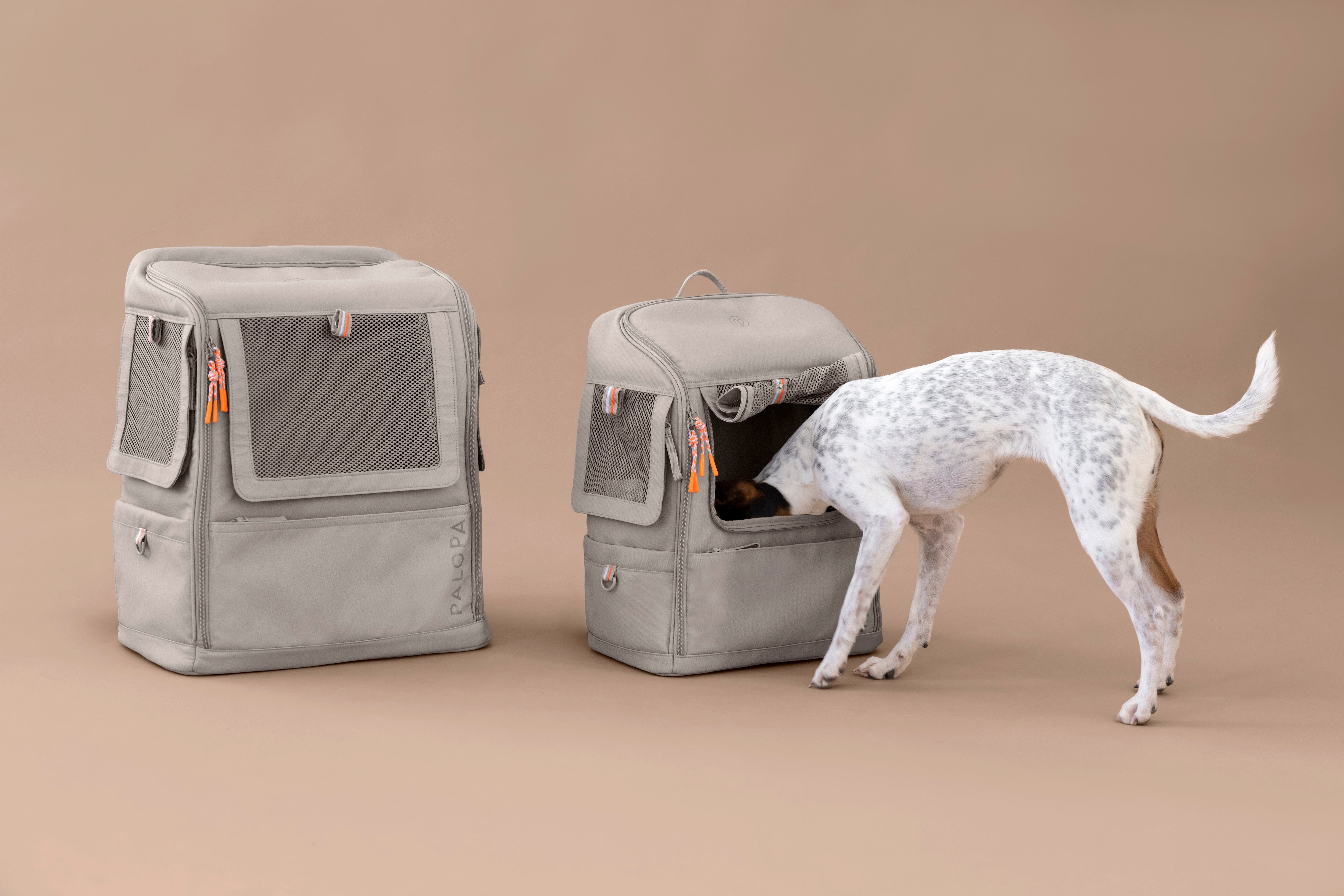 PALOPA Hundetragerucksack Kari Taupe Rucksack Hunde