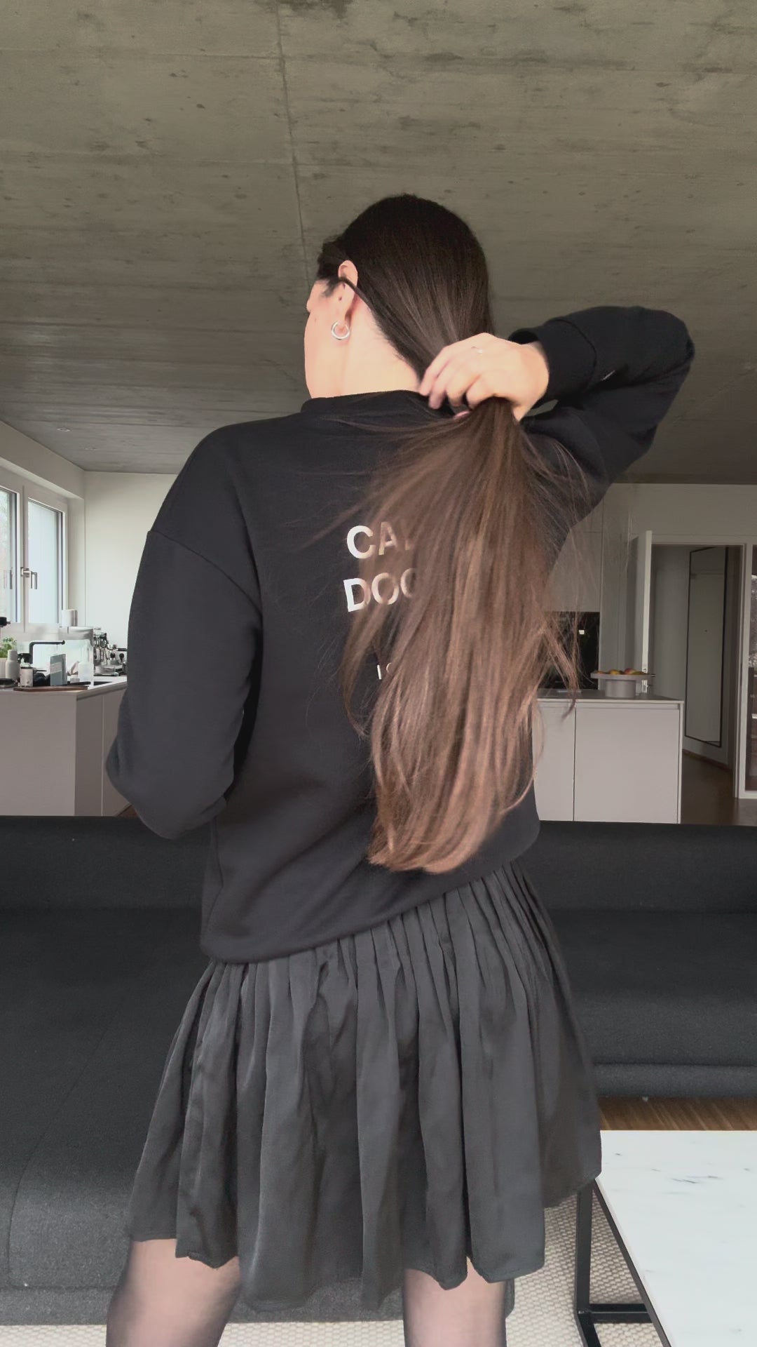 LEVEY Pullover Sweater Call it a dog walk I call it therapy