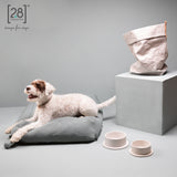 2.8 duepuntootto Berenice Dog Food Or Toys Container Grey Aufbewahrungskorb fuer Hundespielzeug oder Futter