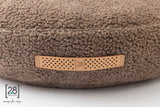 2.8 duepuntootto Fulvio Boucle Wool Dog Cushion Natural Dimension Designer Hundebett