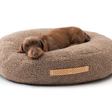     2.8 duepuntootto Fulvio Boucle Wool Dog Cushion Natural Dimension modernes Hundebett