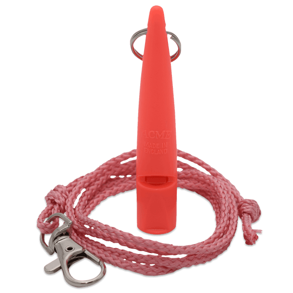 ACME Hundepfeife 210.5 mit Pfeifenband Korallenrot