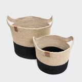 Cloud7 Aufbewahrungskorb Jute Natural/Black Hundespielzeug