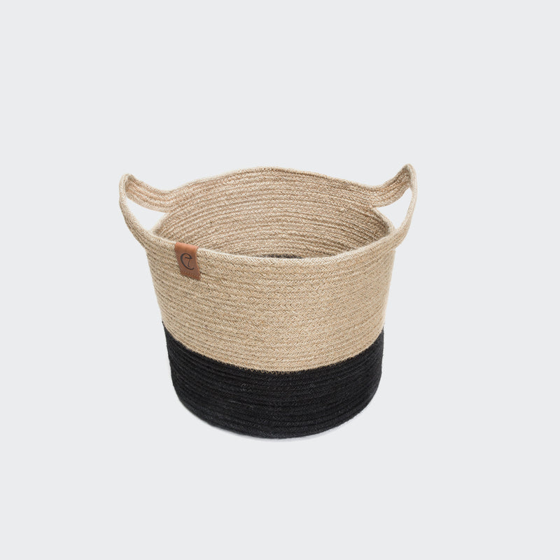 Cloud7 Aufbewahrungskorb Jute Natural/Black M