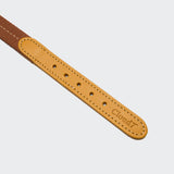      Cloud7 Hundehalsband Madeira Ginger Zweifarbiges Lederhalsband