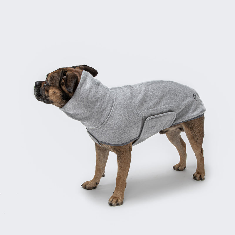 Cloud7 Hundepullover Dorset Grey Mélange Hundemantel waschbar