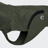 Cloud7 Hunderegenmantel Dublin Dark Olive Hundemantel wasserabweisend