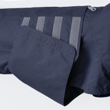 Cloud7 Hunderegenmantel Hamburg Dove Blue Hundemantel mit Bauchschutz