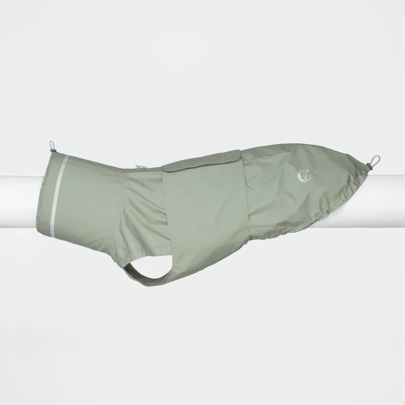 Cloud7 Hunderegenmantel Hamburg Thyme Green