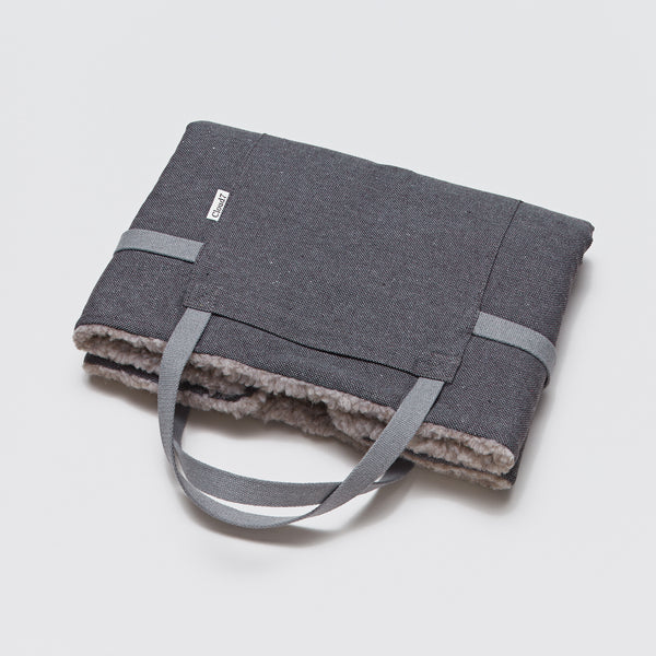 Hundereisebett Tweed Taupe