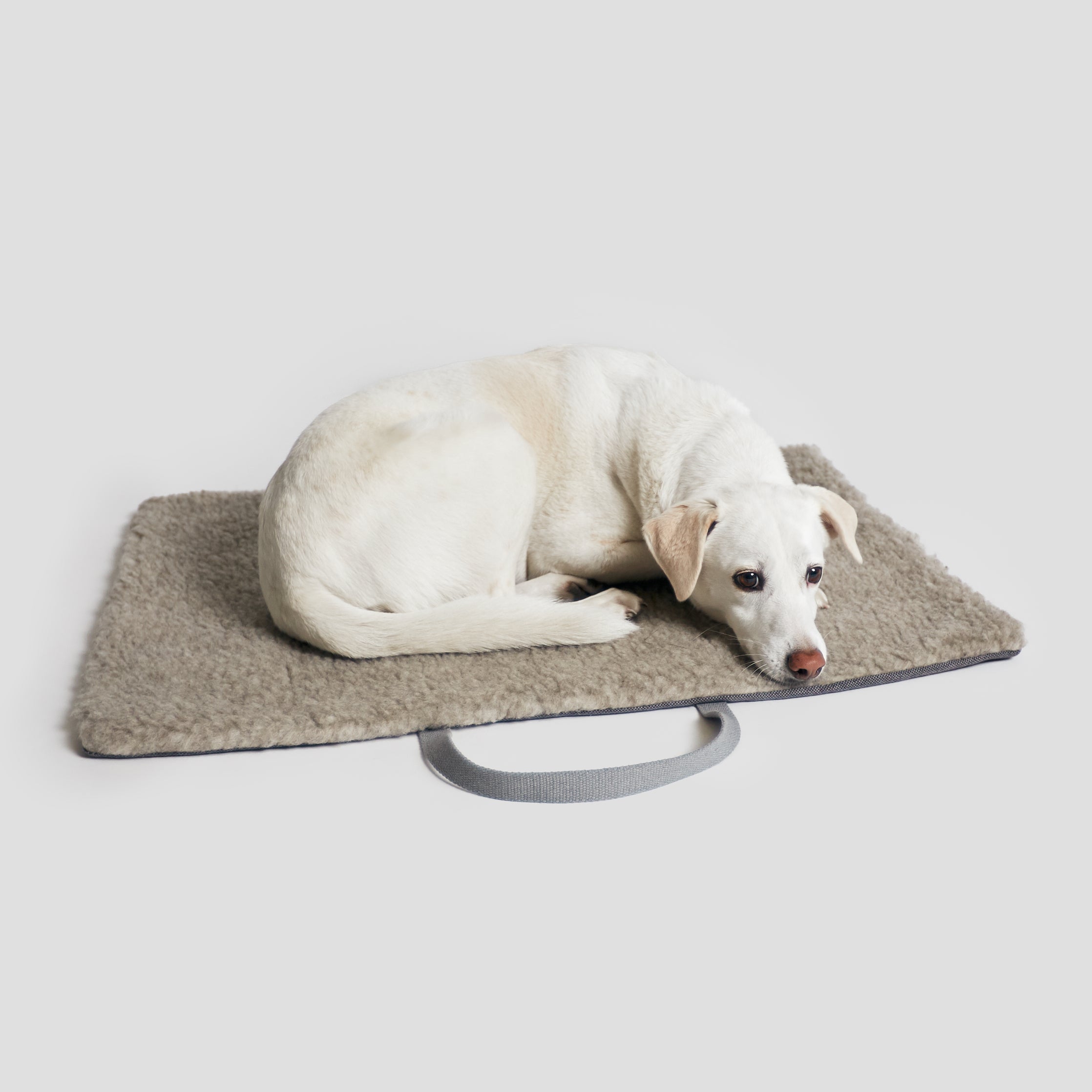 Hundereisebett Tweed Taupe