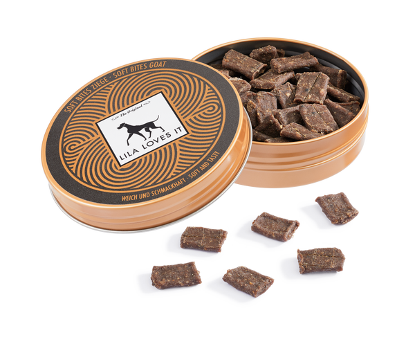 LILA LOVES IT Soft Goodies aus Ziegenfleisch Hundeleckerlis