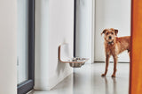 MiaCara Arco Napfhalter Holz Laminat Weiß Hundenapf