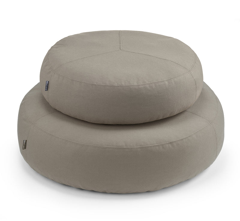 MiaCara Stella Hunde-Pouf Taupe SM & ML