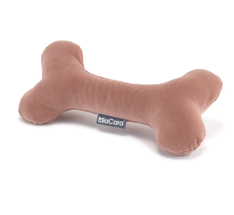     MiaCara Velluto Spielknochen Nude waschbares Hundespielzeug