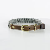 Molly & Stitch Touch of Leather Hundehalsband Grey